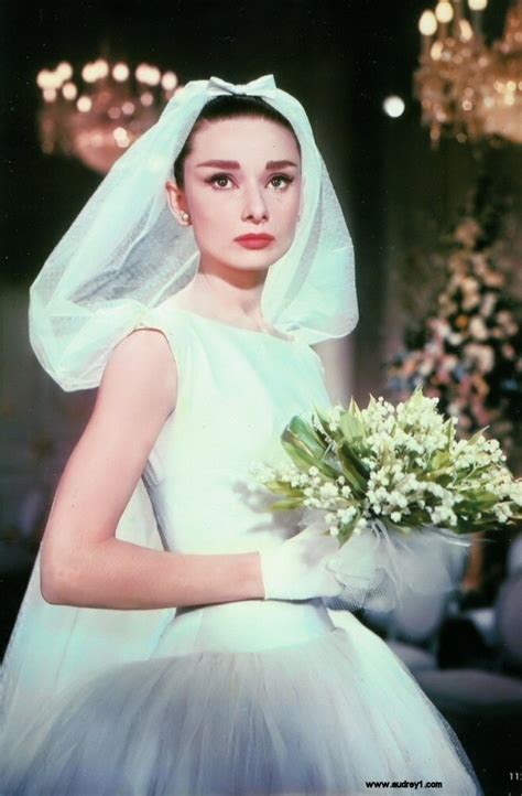 audrey hepburn in givenchy wedding dress|funny face movie wedding dress.